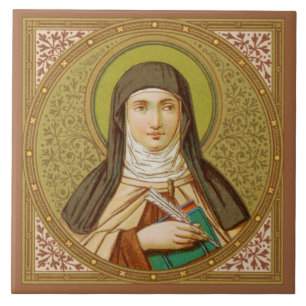 Carreau Sainte Thérèse d'Avila (SNV 27) (Image carrée)
