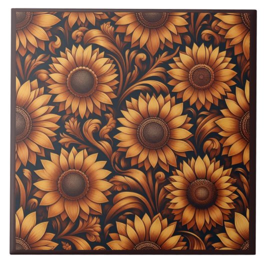 Carreau Saison des Tournesols (Devant)