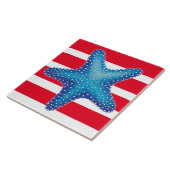 Carreau Salle de bain Carrelage en céramique - Starfish bl (Côté)