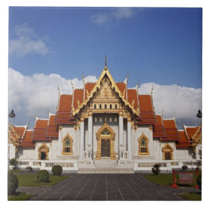 Carreau Salle Ubosot ou Bot, Wat Benchamabophit, Bangkok,