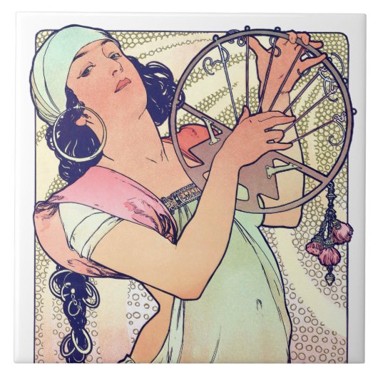 Carreau Salome, Alphonse Mucha (Devant)