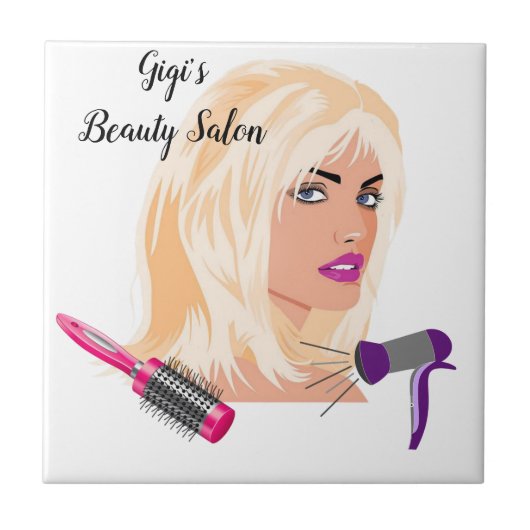 Carreau Salon de beauté Carrelage en céramique (Devant)