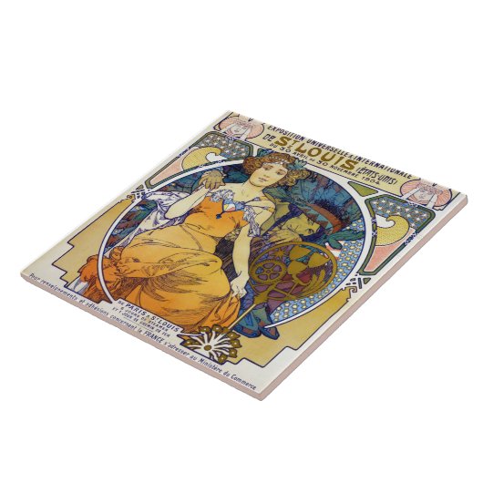 Carreau Salon Saint-Louis, Mucha (Côté)