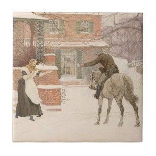 Carreau Saluer le facteur par Robert Walker Macbeth