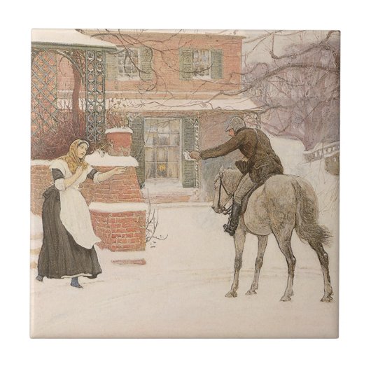 Carreau Saluer le facteur par Robert Walker Macbeth (Devant)