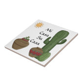 Carreau Salutation espagnole d'accueil de maison du Su de (Côté)