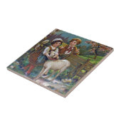 Carreau Salutations de Pâques 1908 (Côté)