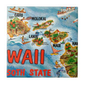 Carreau Salutations d'Hawaii (Devant)