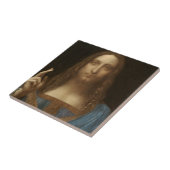 Carreau Salvator Mundi de Léonard de Vinci (Jésus-Christ) (Côté)