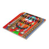 Carreau Samba couleurs du carnaval Hakuna Matata blings.pn (Côté)