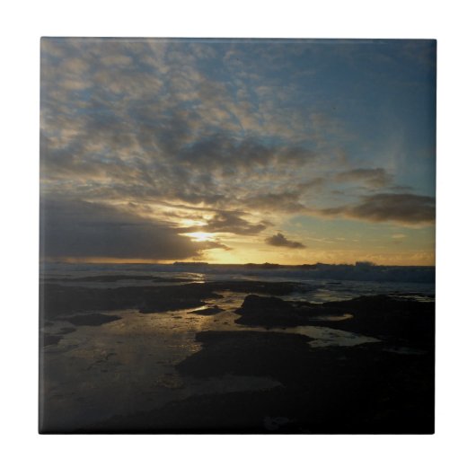 Carreau San Diego Sunset III Superbe paysage californien (Devant)