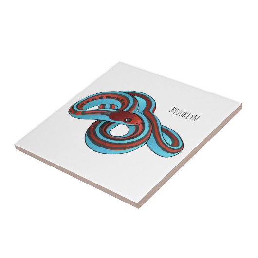 Carreau San Francisco garter snake (Côté)