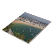 Carreau San Sebastian, Espagne. La ville basque de San (Côté)