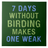 Carreau Sans Birding un faible (Devant)