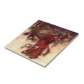 Carreau Santa Claus Arthur Rackham (Côté)