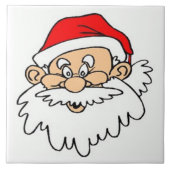 CARREAU SANTA CLAUS FACE (Devant)