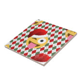 Carreau santa claus wink emoji (Côté)