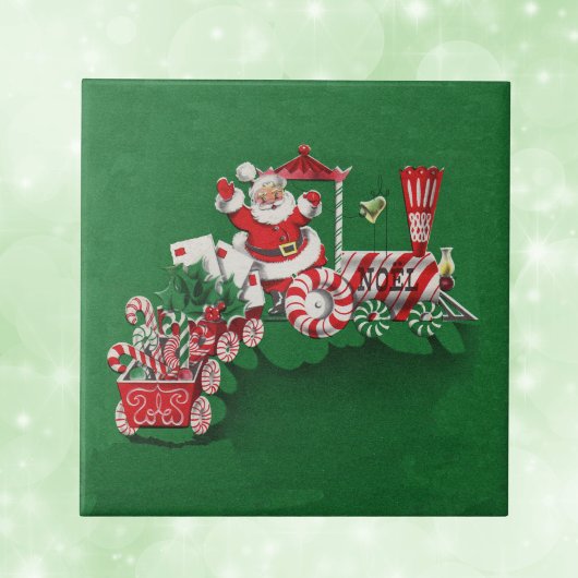 Carreau Santa Clause Candy Train