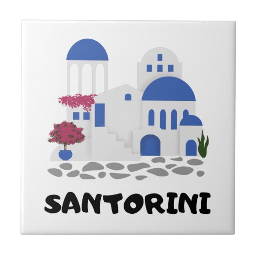 Carreau Santorin Grèce (Devant)