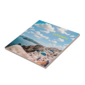 Carreau Santorin, Grèce Beach House (Côté)