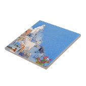Carreau "Santorini, Grèce " (Côté)