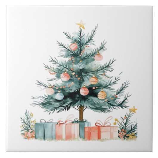 Carreau sapin de Noël (Devant)