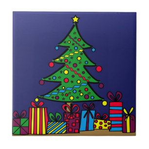 Carreau sapin de Noël