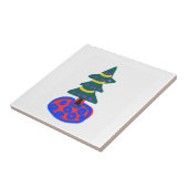 Carreau Sapin de Noël drôle (Côté)
