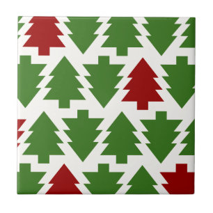 Carreau Sapins de Noël Motif de Fêtes