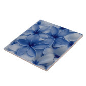 Carreau Sapphire et fleurs azur (Côté)