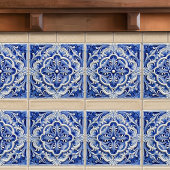 Carreau Sapphire Lisbonne motif en céramique design