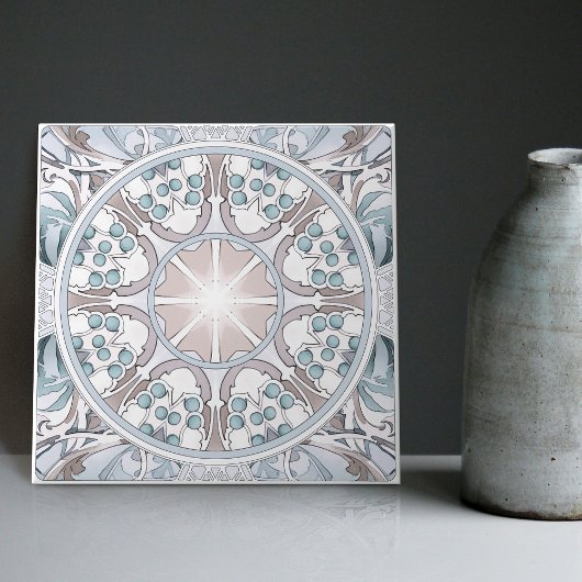 Carreau Sarah Bernhardt Inspiré par Alphonse Mucha