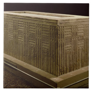 Carreau Sarcophage de gardon d'Abu (chaux) (voyez
