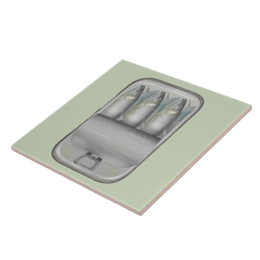 Carreau Sardines dans une boîte (Côté)