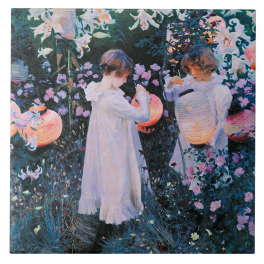 Carreau Sargent - Carnation, Lily, Lily Rose (Devant)