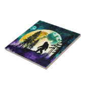 Carreau Sasquatch pleine lune (Côté)