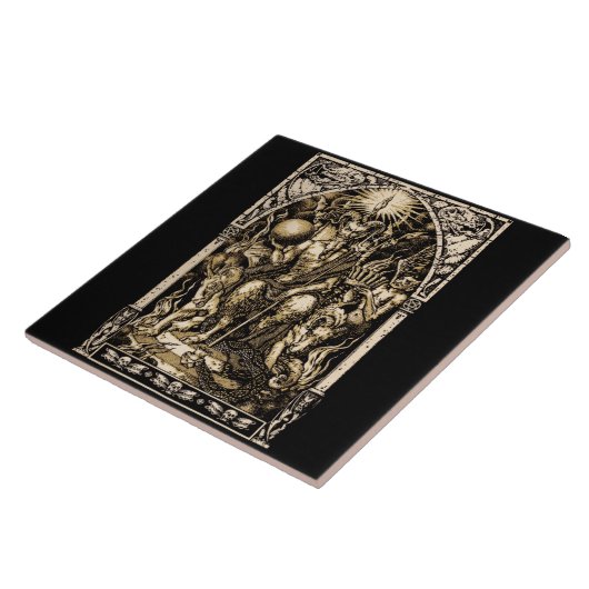 Carreau Satan a couronné (Côté)