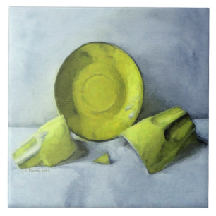 Carreau Saucer de Chartreuse et Coupe cassée