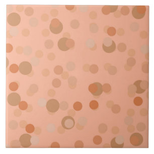 Carreau Saumon, pêche et pois perse orange