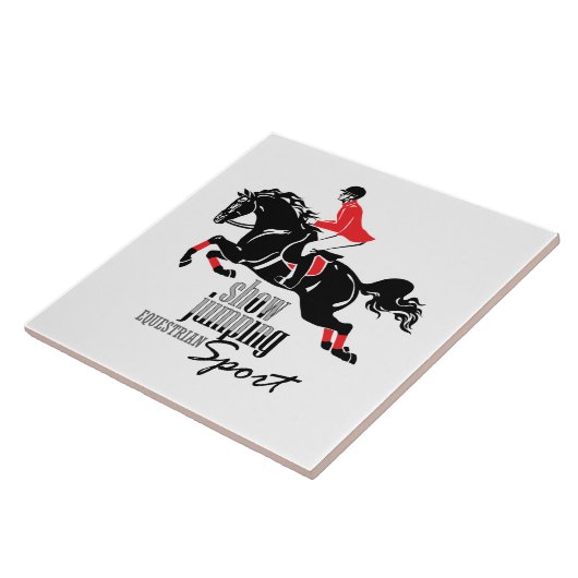 Carreau sauter équestre d'exposition (Côté)