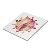 Carreau Sauvez les éléphants, bébé éléphant soleil (Côté)