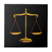Carreau Scales de justice - Tuile (Devant)