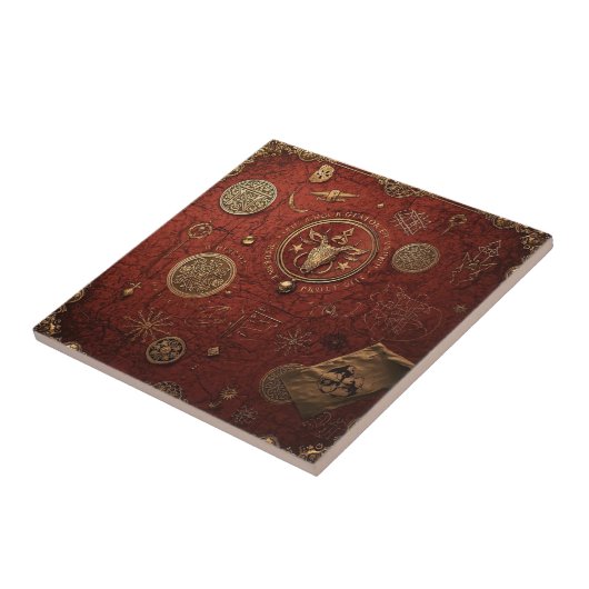 Carreau Sceau de l'Ordre Caché (Côté)