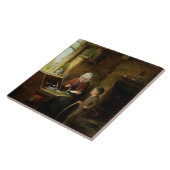 Carreau Scellant une lettre, 1890 (huile sur le panneau) (Côté)