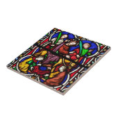 Carreau Scène biblique multicolore (Côté)