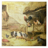 Carreau Scène de basse cour (Devant)