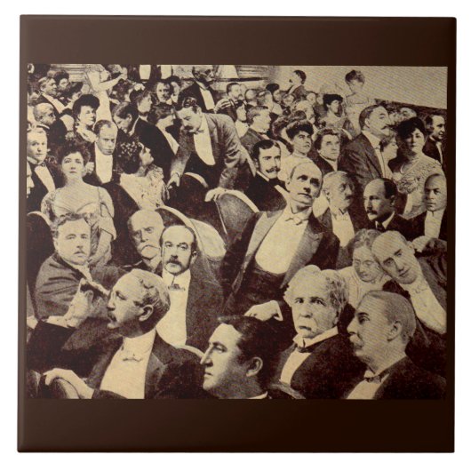 Carreau Scène de foule des années 1920 (Devant)