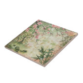 Carreau Scène de jardin de fleurs de cerisier (5) (Côté)