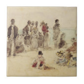 Carreau Scène de plage (Devant)