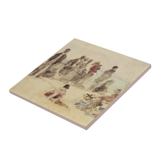 Carreau Scène de plage (Côté)